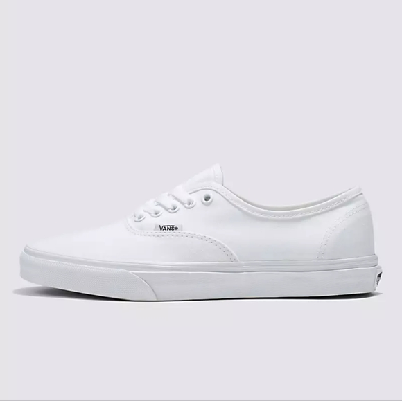 Vans Shoes - Vans Authentic Classic Low-Top Sneakers - White - Men's 3.5, Women's 5